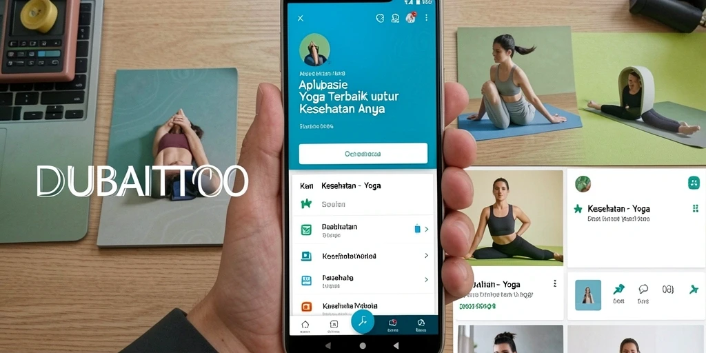 Antarmuka DUBAITOTO menunjukkan berbagai sesi Yoga yang interaktif dan menarik.