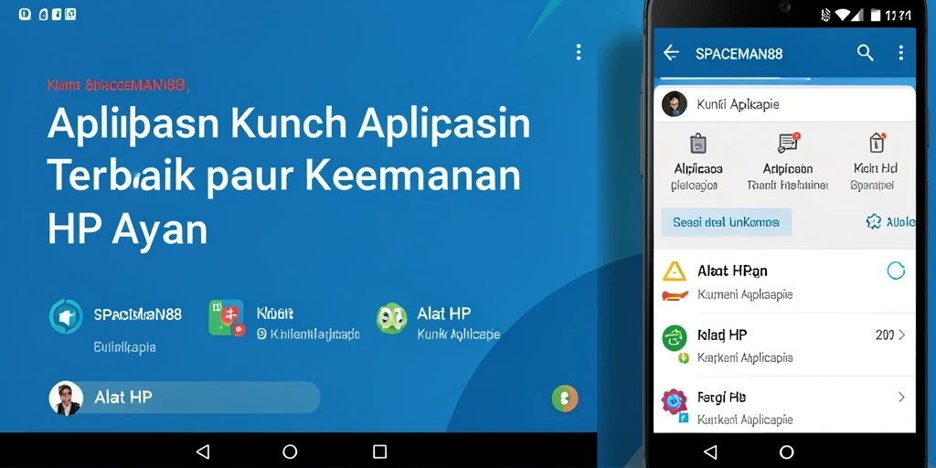 Antarmuka intuitif dari aplikasi Kunci Aplikasi SPACEMAN88
