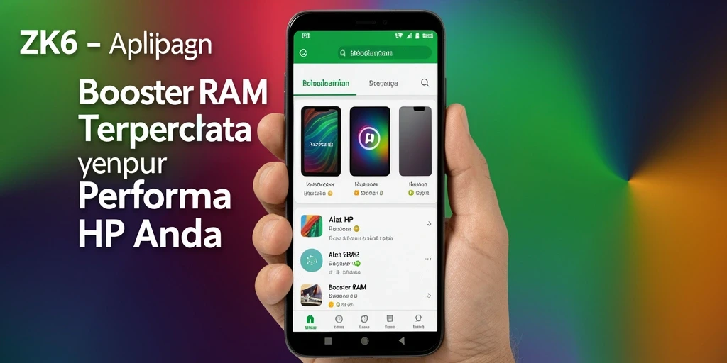 Tampilan antarmuka pengguna ZK6 yang intuitif dan fungsional.